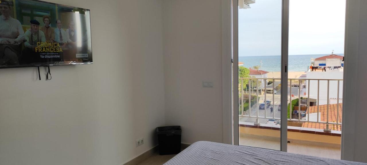 Acogedor Estudio En La Playa, Con Vistas Al Mar, Y Piscina Comunitaria Сан-Сальвадор Екстер'єр фото